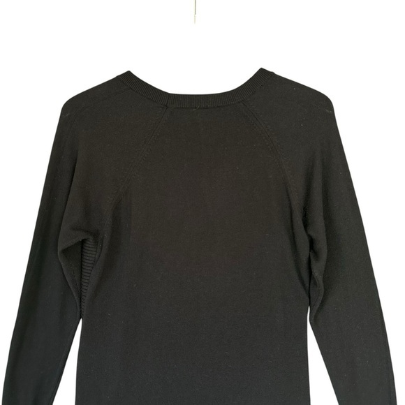 LULULEMON Hello Aloe Pullover Sweater Black Long Sleeve Thumbs Womens Size 10 - Picture 7 of 11